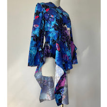 画像をギャラリービューアに読み込む, Patchwork shirt E blue - パッチワークシャツ Eブルー｜Merci DIEU（メルシーデュー）
