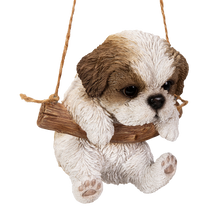 画像をギャラリービューアに読み込む, シーズー ぶら下がり オーナメント（スタンド付き）｜WooBia（ウービア）
