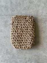 画像をギャラリービューアに読み込む, denim fringe ribbon phone holder / beige｜GONGON.crochet（ゴンゴンクロシェ）
