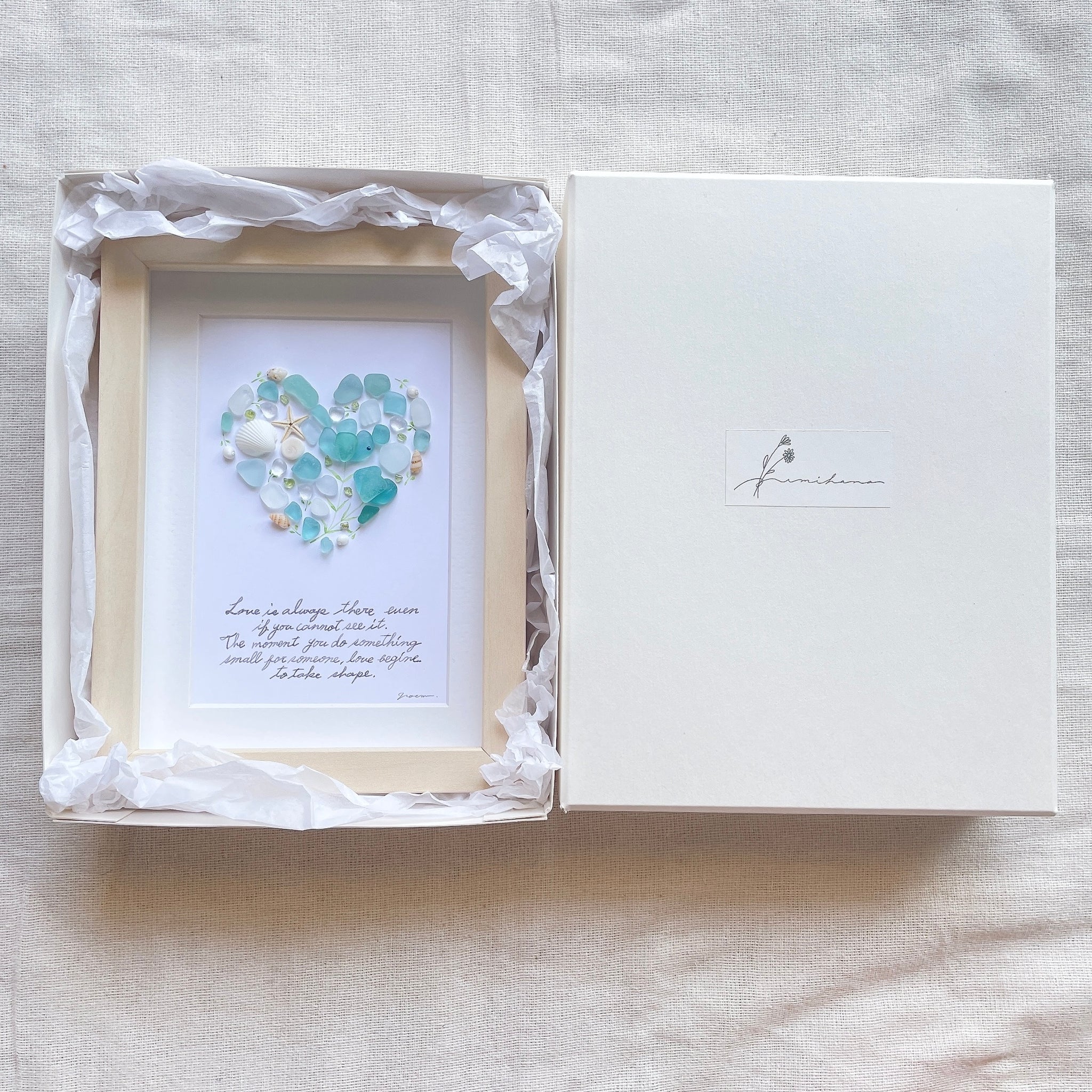 いたずらしちゃえなかったオバケ 。　シーグラスアート いたずらしちゃえなかったオバケ 。シーグラスアート