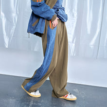 画像をギャラリービューアに読み込む, デニム コンボ リラックス パンツ｜Nora Lily（ノラリリー）
