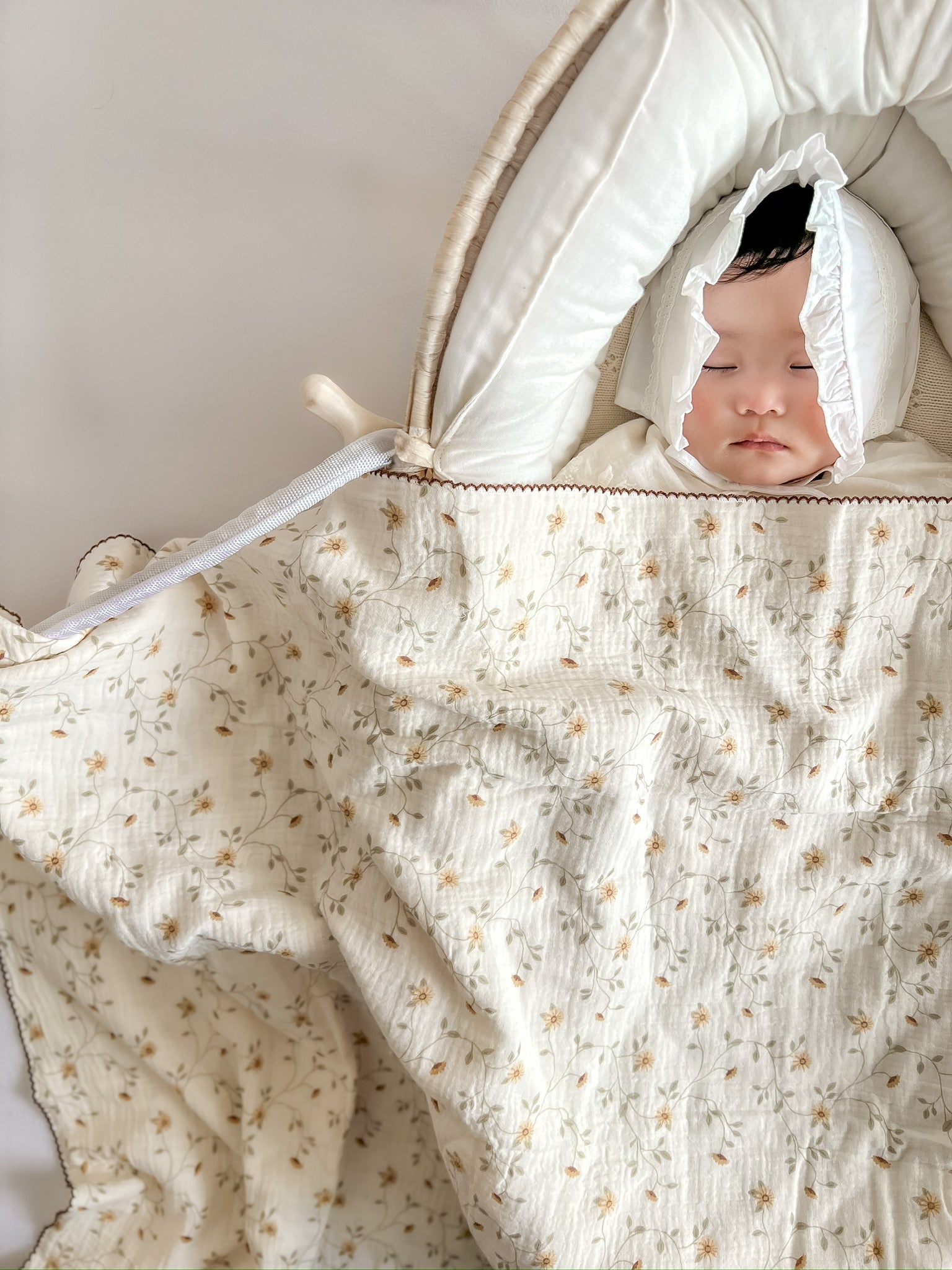 Amberly -Organic cozy blanket/4重ガーゼ｜Bébémoose （ベベムース）