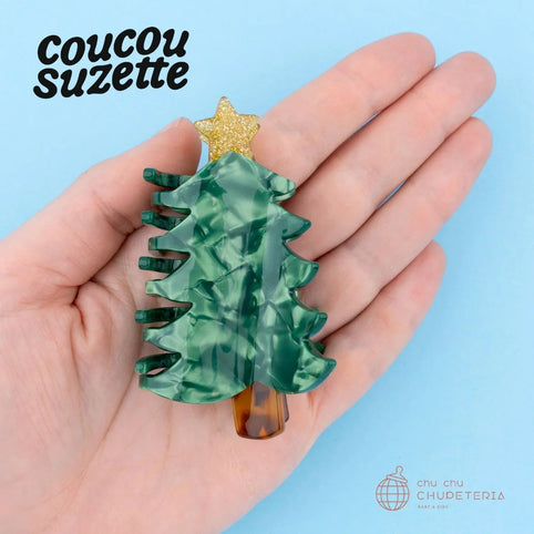 CHUPETERIA 【Coucou Suzette】Christmas Tree Hair Claw｜CHUPETERIA（チュペテリア）