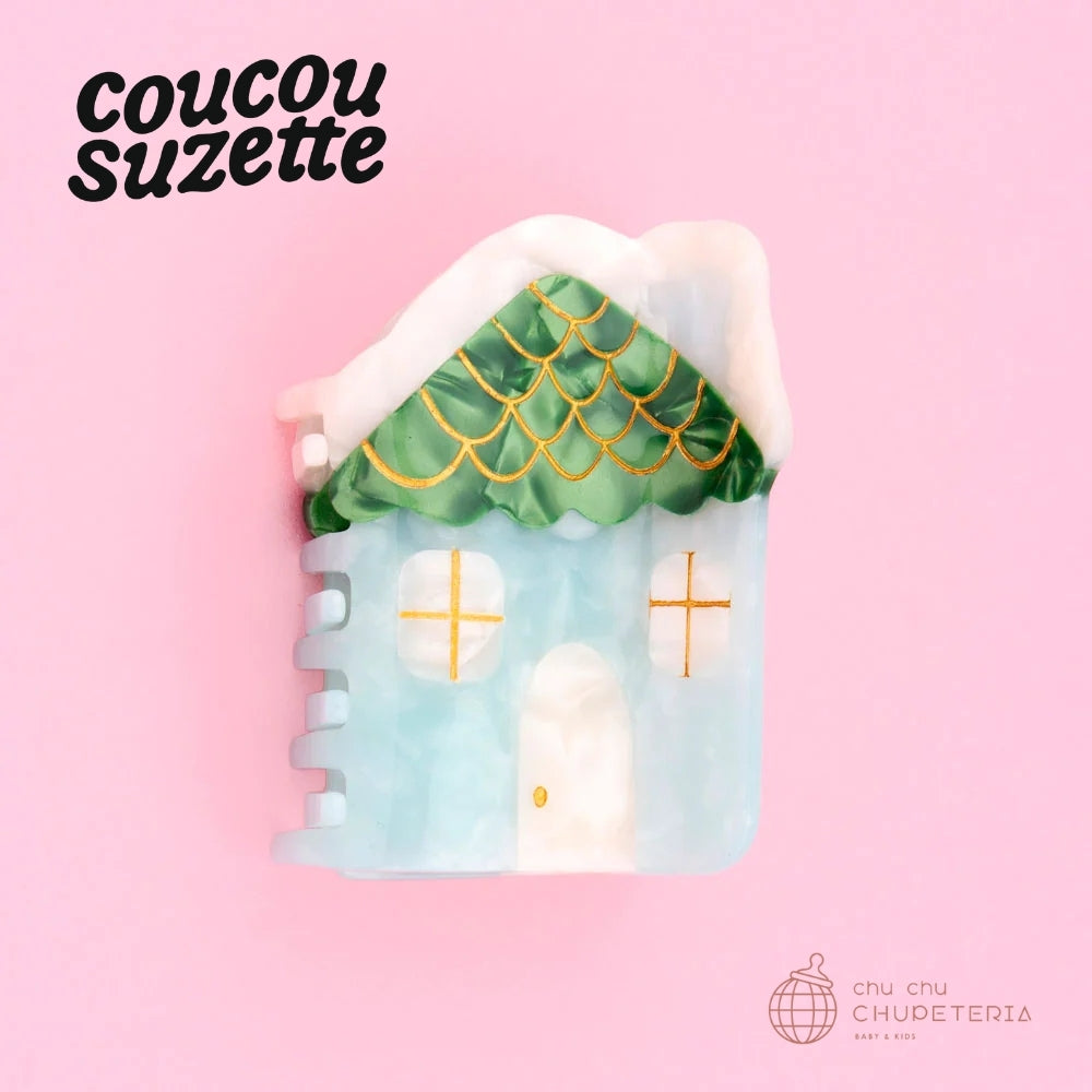 【Coucou Suzette】Snowy House Hair Claw｜CHUPETERIA（チュペテリア）