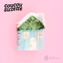 画像をギャラリービューアに読み込む, 【Coucou Suzette】Snowy House Hair Claw｜CHUPETERIA（チュペテリア）
