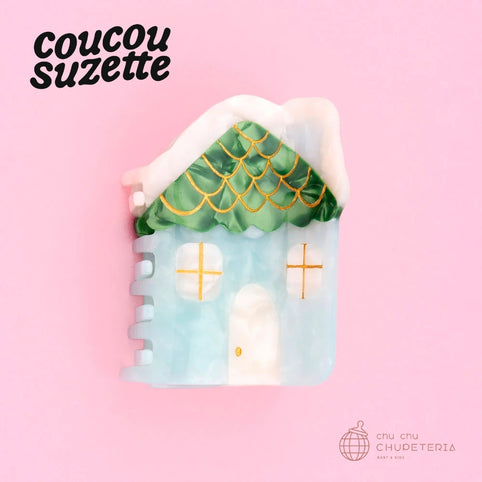 CHUPETERIA 【Coucou Suzette】Snowy House Hair Claw｜CHUPETERIA（チュペテリア）