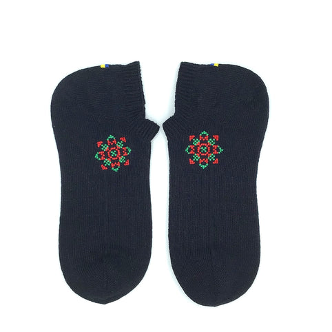 Ukrainian Embroidery Wear ”Mavka” ウクライナ刺繍入り和紙糸靴下｜Ukrainian Embroidery Wear ”Mavka”（ウクライナシシュウノアパレル　マウカ）