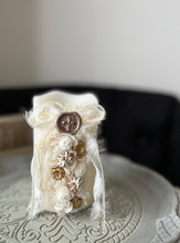 画像をギャラリービューアに読み込む, フラワーアートキャンドル レイヤーリボンⅡ｜ciel bleu（シエルブルー）
