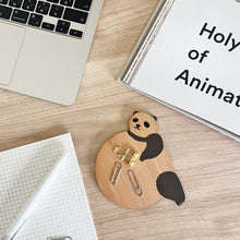 画像をギャラリービューアに読み込む, どうぶつの木製プレート＆コースター【ぱんだ】｜Ten＆O Art+Craft（テンアンドオー　アートクラフト）
