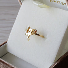 画像をギャラリービューアに読み込む, K18 “Moon Love” 月と流れ星 (حب) Love Ring｜KAYO &amp; Coco Jewelry（カヨアンドココジュエリー）
