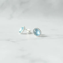 画像をギャラリービューアに読み込む, アクアマリン スタッドピアス（シルバー925）｜SMUK（スムーク）
