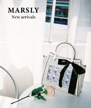 画像をギャラリービューアに読み込む, ツイードフラップバッグ（White）｜MARSLY（マーズリー）
