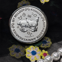 画像をギャラリービューアに読み込む, My Melody 50th &amp; Kuromi 20th Anniversaries コンパクトミラー・マイメロディ＆クロミ・シルバー｜Cuprum by ISHIWATA（クプラム　バイ　イシワタ）
