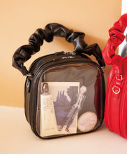 画像をギャラリービューアに読み込む, ギャザーハンドルバッグ（black）｜MARSLY（マーズリー）
