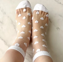 画像をギャラリービューアに読み込む, シースルーハートソックス｜sugar.C beauty（シュガーシービューティー）
