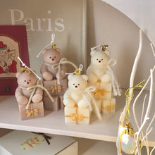 画像をギャラリービューアに読み込む, X&#39;mas present bear  candle set｜ANCLED（アンクレッド）
