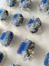 画像をギャラリービューアに読み込む, 12月のこうぶつヲカシ-誕生石LapisLazuli＆Turquoise-（琥珀糖）｜ハラペコラボ

