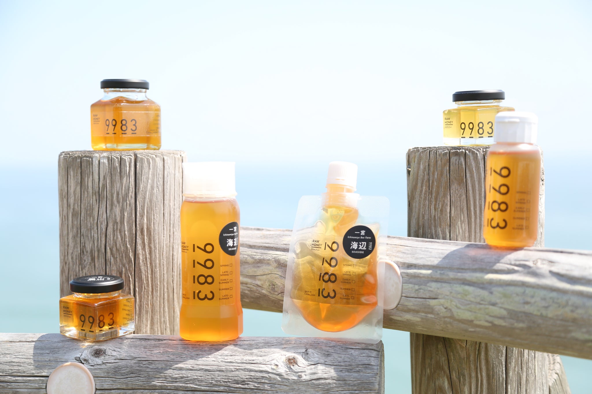 ともさま専用品♥️♥️特別限定セット3品『100%純粋春蜜と天然完熟春蜜』 一宮町の里山 晩春採れ百花蜜 [ガラスビン タイプ]｜九十九里はちみつ