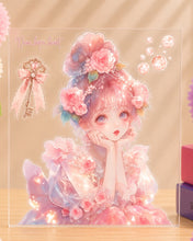 画像をギャラリービューアに読み込む, Floral Princess Hydrangea Melody クリスタルインクキスカットコラージュステッカー｜nene_hope_heart（ネネホープハート）
