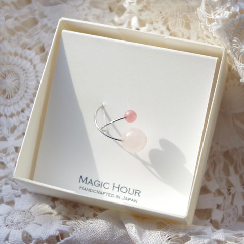 Magic Hour 天然石イヤーカフ Planet - ローズクォーツ Aphrodite｜Magic Hour（マジックアワー）