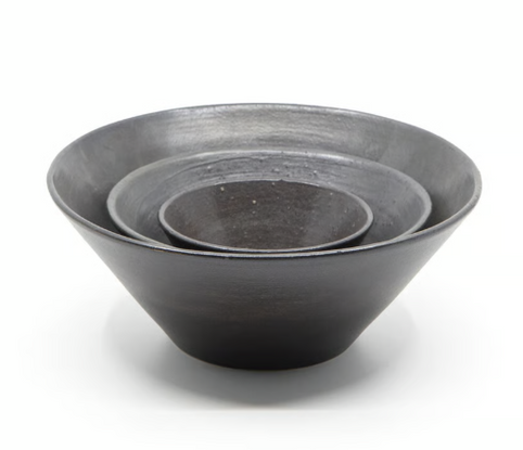 MASCOS 石州瓦陶器 ボウル ブラック ／SEKISHU TILE POTERRY BAWL BLACK ｜MASCOS（マスコス）