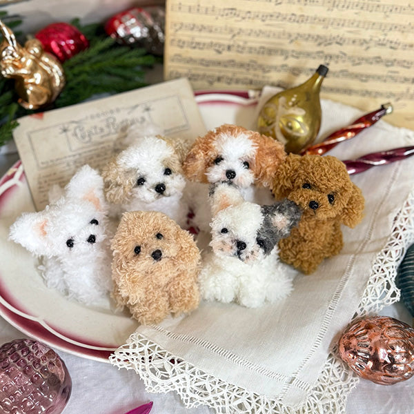 【ワークショップ】  手のひらサイズのモールわんこ｜and Bonnie（アンドボニー）