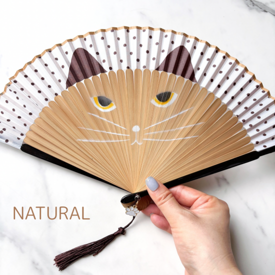 NEKOKAZE ネコの涼風扇子｜sugar.C beauty（シュガーシービューティー