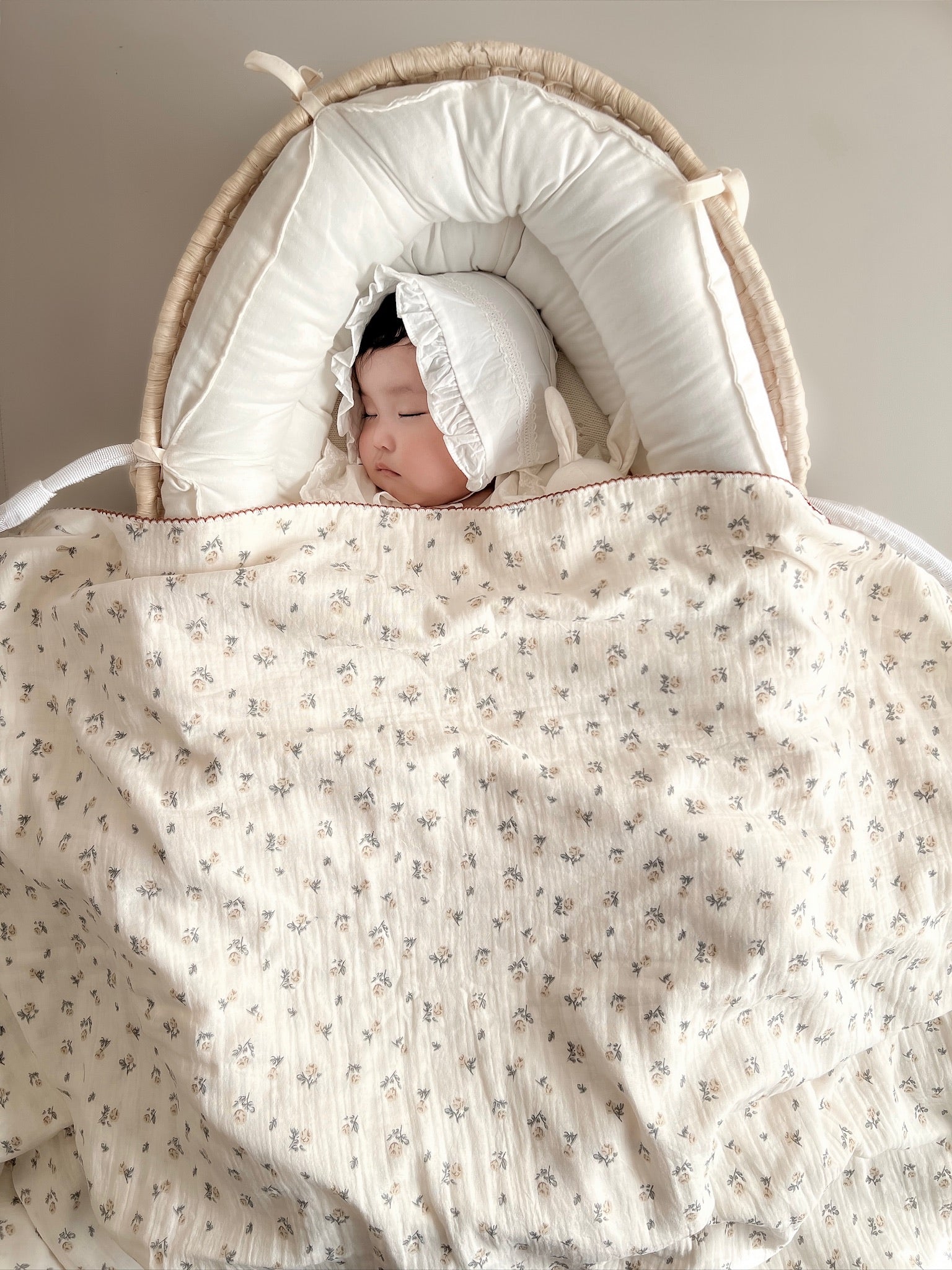 Cushy Rose -Organic cozy blanket/4重ガーゼ｜Bébémoose （ベベムース）