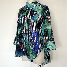 画像をギャラリービューアに読み込む, Manteau shirt E - マントシャツE白黒ストライプ｜Merci DIEU（メルシーデュー）
