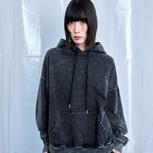 画像をギャラリービューアに読み込む, デニムルック プルオーバー スウェットフーディー｜Nora Lily（ノラリリー）
