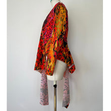 画像をギャラリービューアに読み込む, Patchwork shirt leopard redpinkー パッチワークシャツ レオパード レッドピンク｜Merci DIEU（メルシーデュー）
