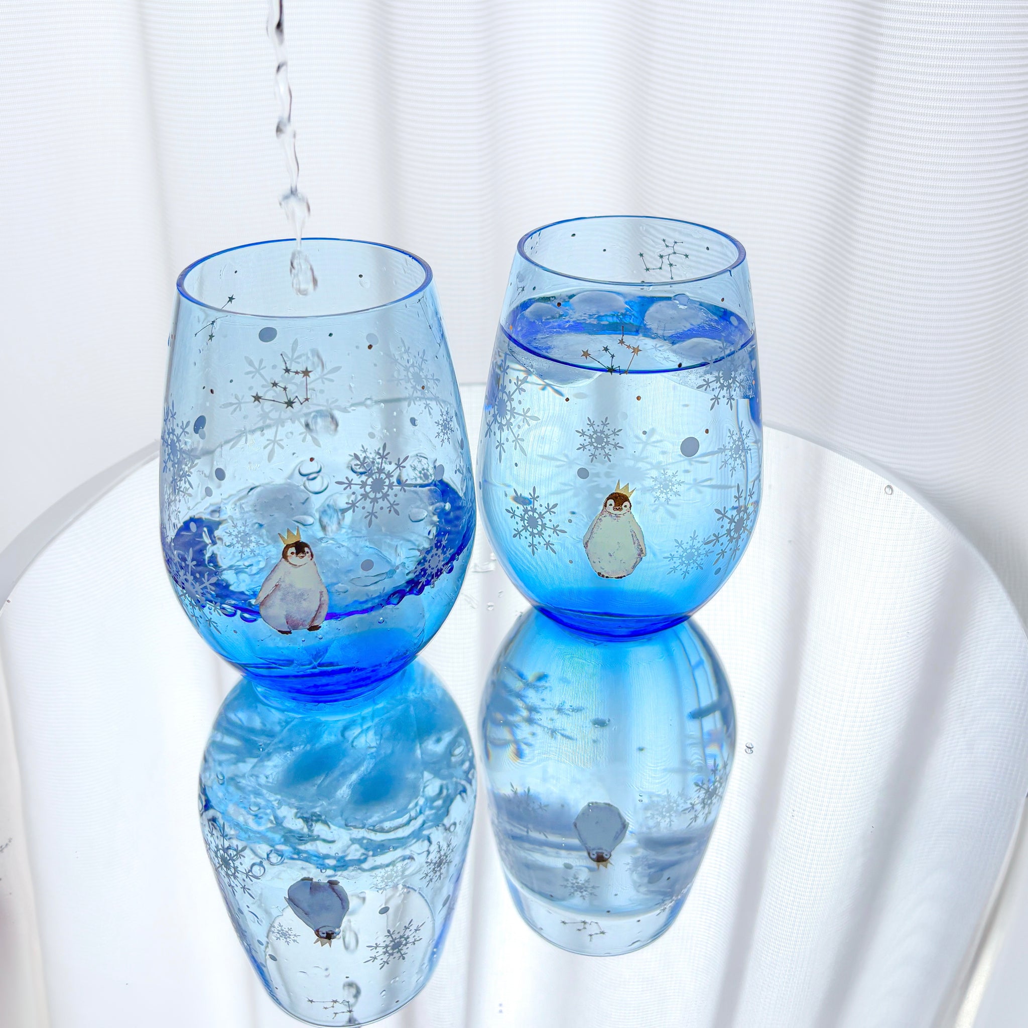 星降る夜のペンギングラス｜Blanche Neige By ちょこにゃん