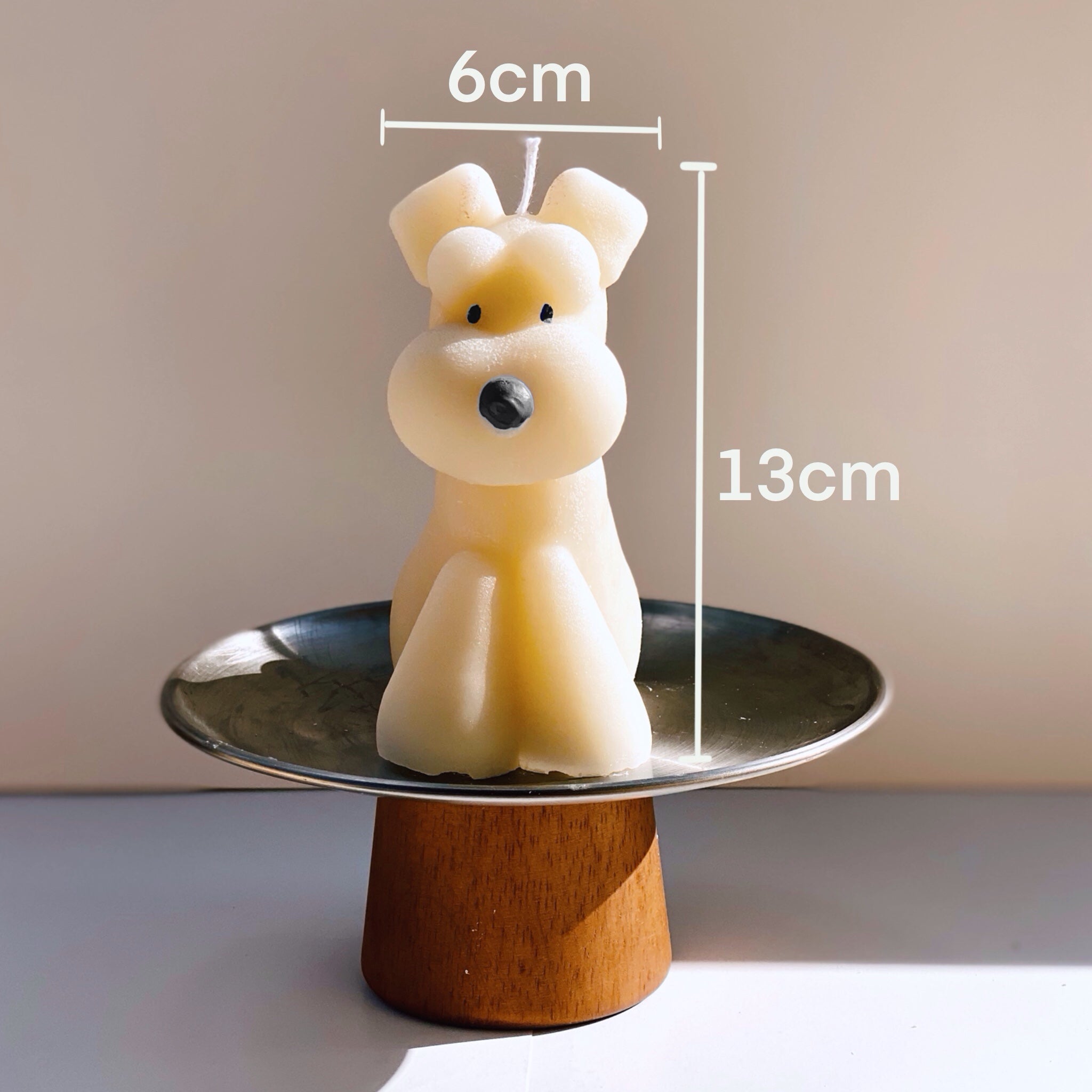 おりこうな犬のキャンドル【シュナウザー】｜Studiok.k（スタジオ