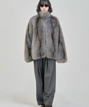 画像をギャラリービューアに読み込む, モルテッド フェイクファー ブルゾン｜Nora Lily elle（ノラリリーエル）
