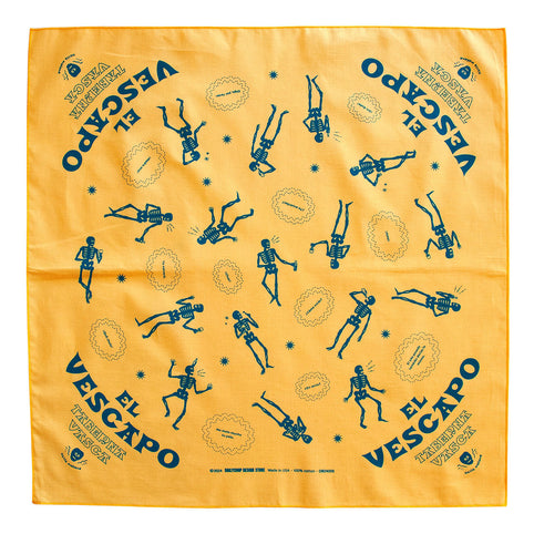 DAILYCHOP DESIGN STORE バンダナ０５　アスレチック・ゴールド｜DAILYCHOP DESIGN STORE（デイリーチョップデザインストア）