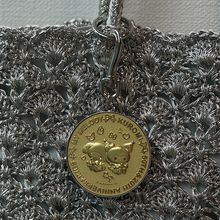 画像をギャラリービューアに読み込む, My Melody 50th &amp; Kuromi 20th Anniversaries バッグチャーム・マイメロディ＆クロミ・ゴールド｜Cuprum by ISHIWATA（クプラム　バイ　イシワタ）
