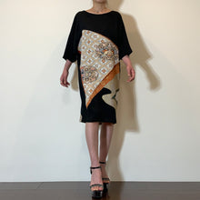 画像をギャラリービューアに読み込む, 着物リメイク　ドルマンスリーブワンピース｜komomo（コモモ）
