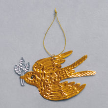 画像をギャラリービューアに読み込む, Metal Embossed Ornament - Sparrow -｜SZIAOREO ARTWORKS（シアオレオアートワークス）
