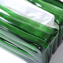 画像をギャラリービューアに読み込む, 露 -TSUYU- ティッシュケース ウェア ときわ（グリーン）｜ame（アメ）
