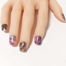 画像をギャラリービューアに読み込む, サイズの選べる半硬化ジェルネイルシール【Gel Nail Stickers 003 Texture : Liquid × Aluminum】｜ENCHANT（エンチャント）
