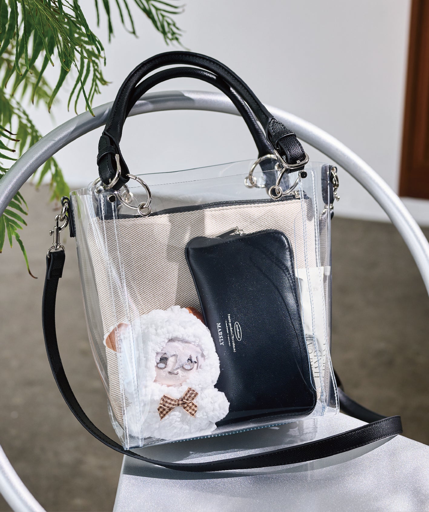 マーズリー Marsly クリアバッグ Black 痛バ クリアバッグ（Black）｜MARSLY（マーズリー） – CHOOSEBASE SHIBUYA