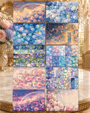 画像をギャラリービューアに読み込む, Floral Princess Hydrangea Melodyデザインペーパーブック｜nene_hope_heart（ネネホープハート）
