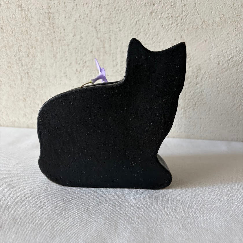 星空黒猫花瓶｜とうげい hanaga（トウゲイ ハナガ） – CHOOSEBASE SHIBUYA