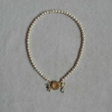 画像をギャラリービューアに読み込む, 【ネックレス】静かな輝きをまとう、ボタニカルパールネックレス｜ERIKOART（エリコアート）
