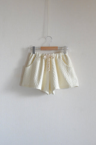 Seeds and Bloom Cable knit short pants｜Seeds and Bloom（シーズアンドブルーム）