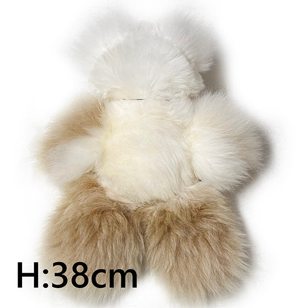 at.Mi　コレクターズベア（eins）深紫　アルパカ羊毛　33㎝ 楽天市場】『ふわふわ』 アルパカ ぬいぐるみ 本物 生後2ヶ月