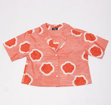 画像をギャラリービューアに読み込む, Red Flower Crop Shirt｜SAI Japan Vintage（サイジャパンヴィンテージ）
