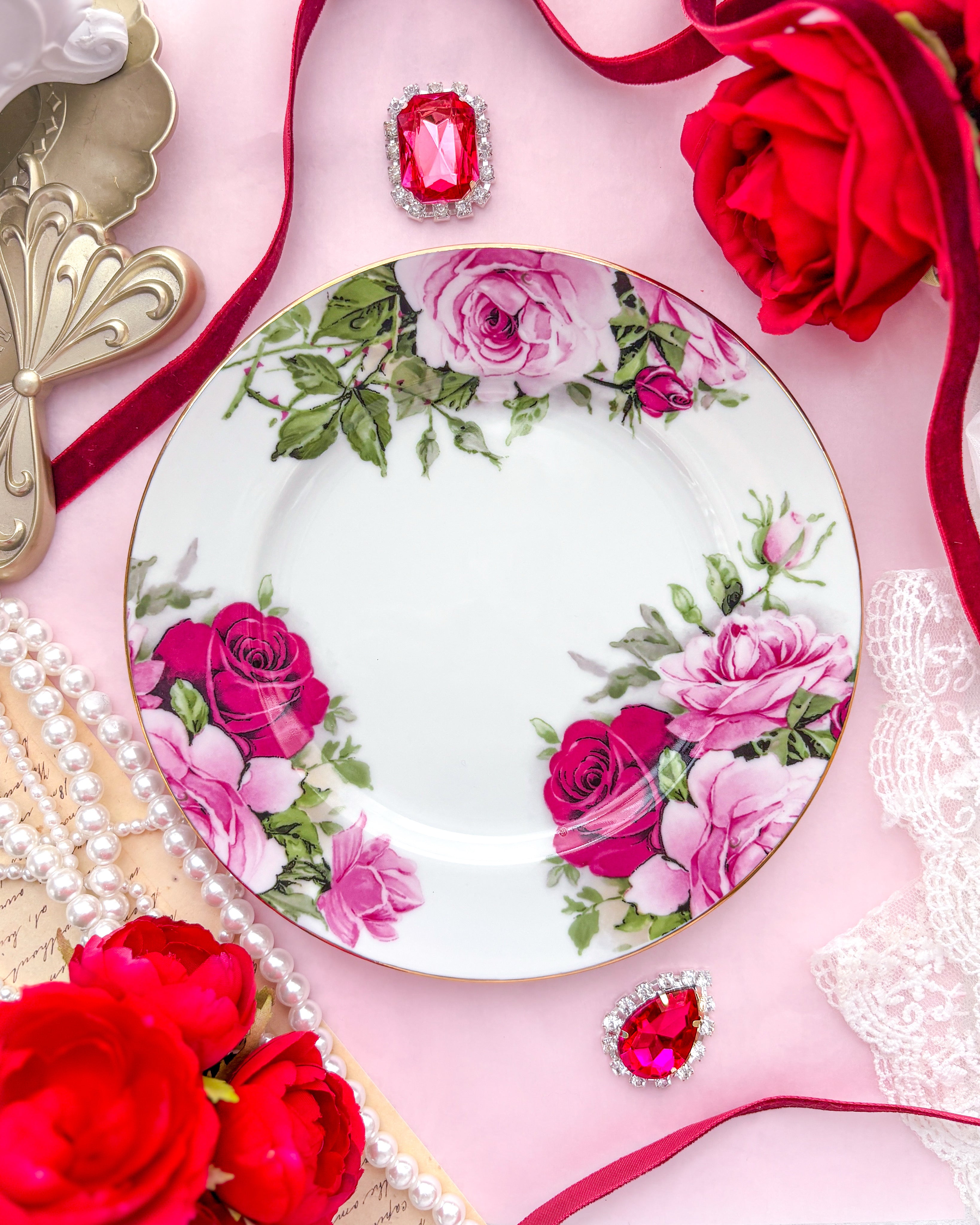 エターナルローズプレート｜Blanche Neige By ちょこにゃん（ブランシュネージュバイチョコニャン）