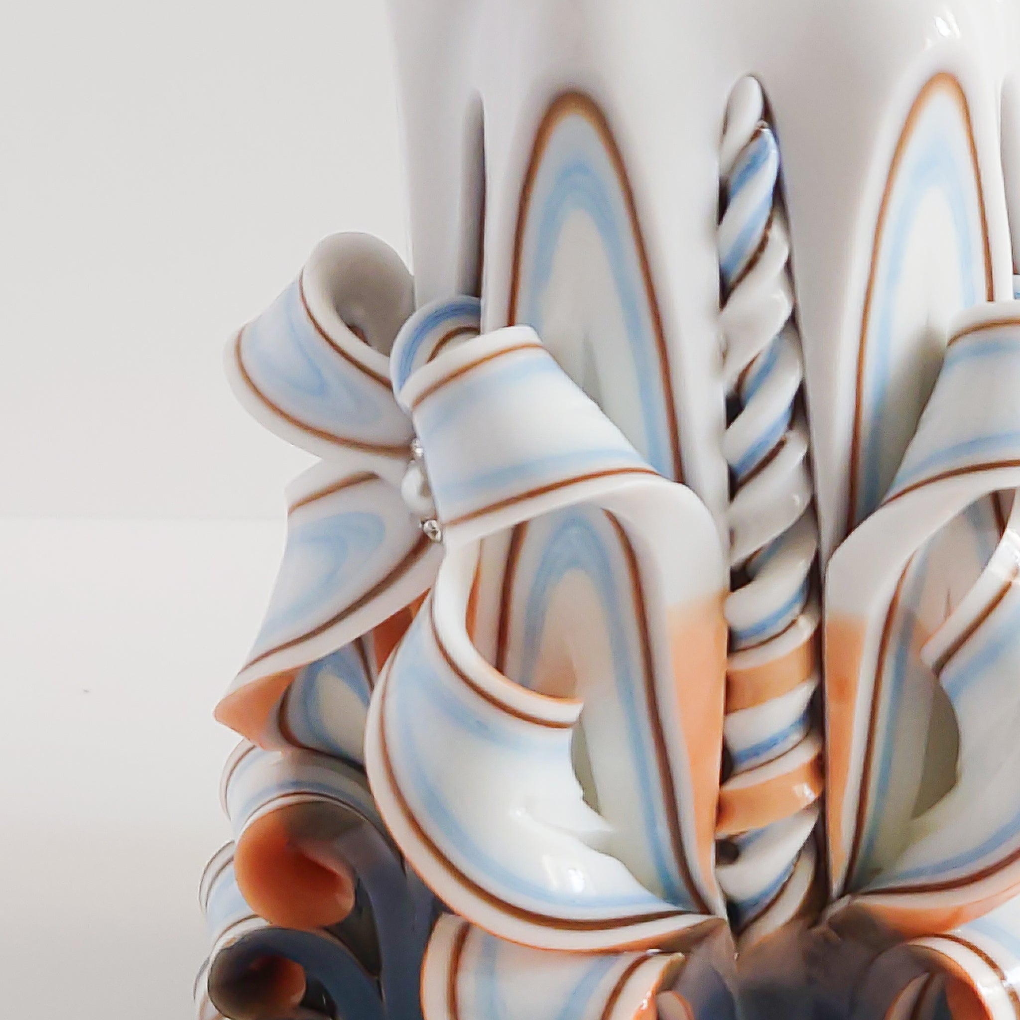 Romanceキャンドル オレンジ×スモーキーブルー｜COCOMONA（ココモナ