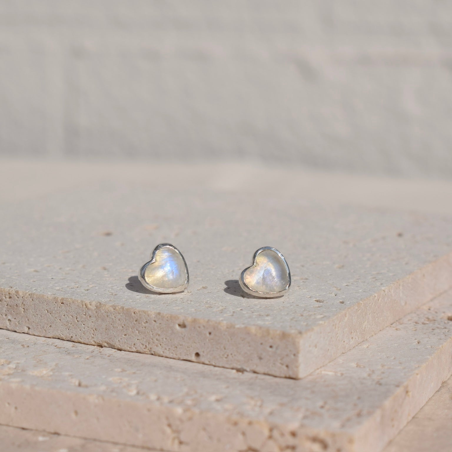 Rainbow moon heart pierce｜MARIA JEWELRY（マリアジュエリー）